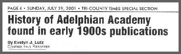 Article headline in Tri-County Times